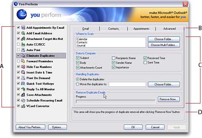 Customize the settings for 15 powerful tools in a single easy-to-use control panel.